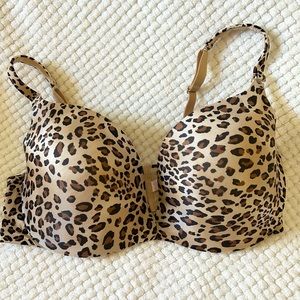 Lane Bryant Cacique 40DDD Leopard Print bra